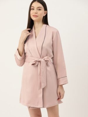 ETC Women Solid Mini Robe