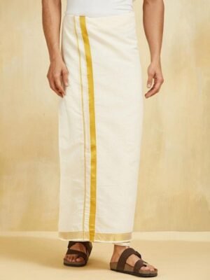 Fabindia Men Natural Cotton Blend Dhoti