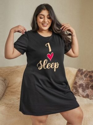 FFLIRTYGO Printed Nightdress