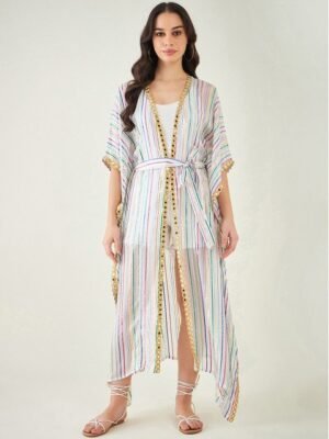 First Resort by Ramola Bachchan Lurex Cover-Up