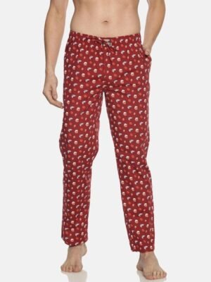 Force NXT Men's Super Combed Cotton Printed Pyjama