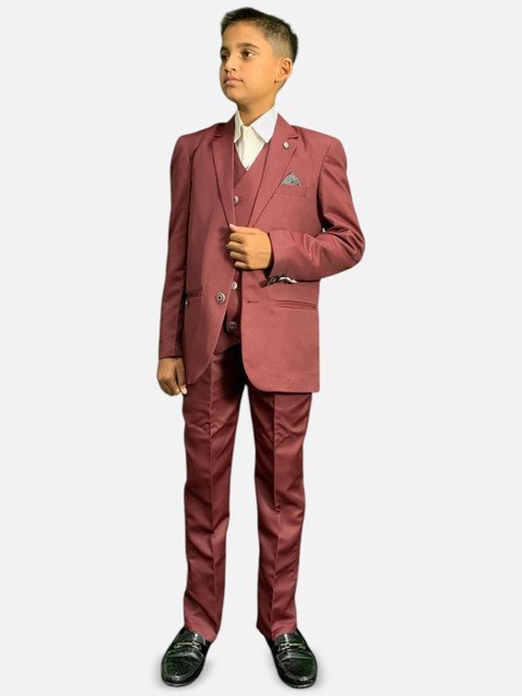 GARGIAN Master Cut Boys Single-Breasted Three-Piece Suit