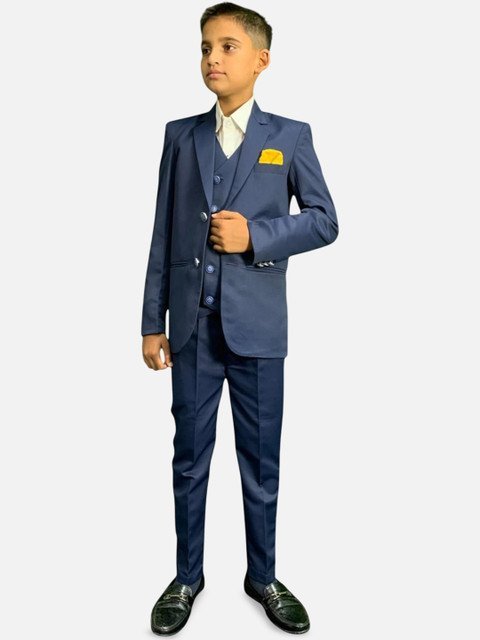 GARGIAN Master Cut Boys Single-Breasted Three-Piece Suits