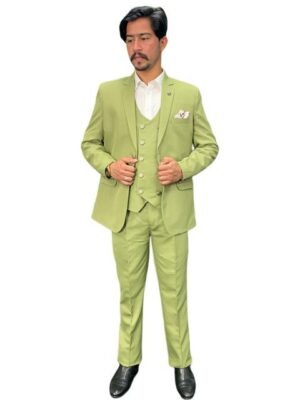 GARGIAN Master Cut Shawl Collar Single-Breasted Three-Piece Party Suit