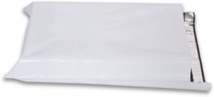 Generic 14x16 inch Tamper Proof Polybags/Pouches/Cover Courier Bags with POD jacket 51 Microns (Pack of 100)