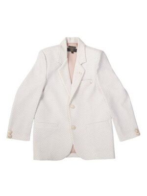 Gini and Jony Boys Printed Single Breasted Cotton Blazer