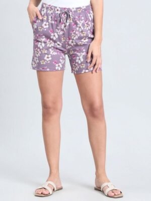 Go Colors Women Printed Lounge Short