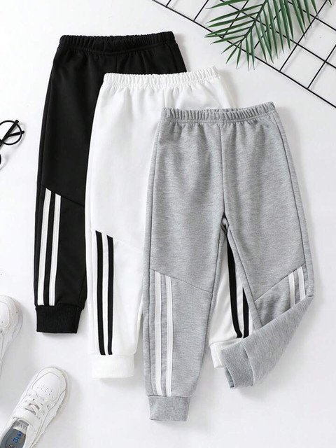 Googo Gaaga Boys Pack Of 3 Mid-Rise Joggers
