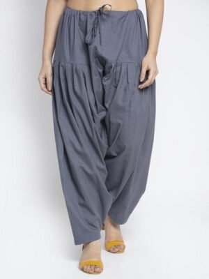 GRACIT Women Grey Solid Loose Fit Salwar