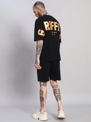 GRIFFEL Printed Oversized Pure Cotton Co-Ords