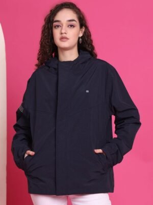 HOUSE OF VEDAS Waterproof Hooded Rain Jacket
