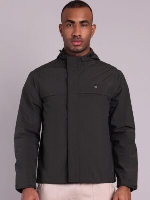 HOUSE OF VEDAS Waterproof Hooded Rain Jacket