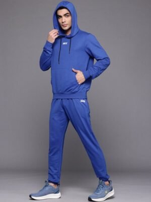 HRX by Hrithik Roshan Typography Printed Hooded Lifestyle Tracksuit