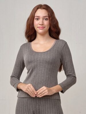 INFERNO Women Polycotton Three Quarter Short Thermal Top