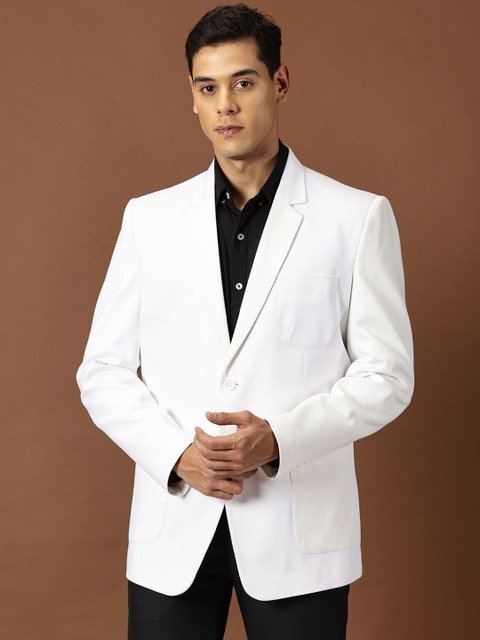 INVICTUS Men Slim-Fit Single-Breasted Formal Blazer