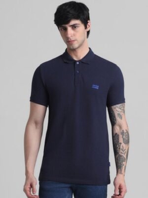 Jack & Jones Polo Collar Slim Fit Pure Cotton T-shirt
