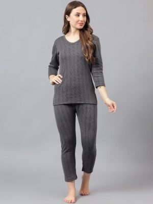 JJAAGG T Women Pack Of 2 Round Neck Thermal Sets