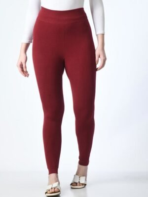 JMT Wear Women Ankle-Length High-Rise Fleece Thermal bottom