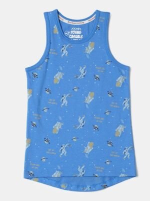 Jockey Boys Super Combed Cotton Printed Round Neck Tank Top-CB01