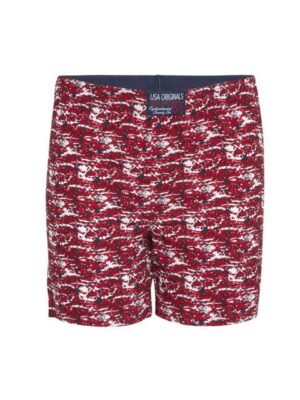 Jockey Boys Super Combed Mercerized Cotton Woven Fabric Printed Boxer Shorts - UB08