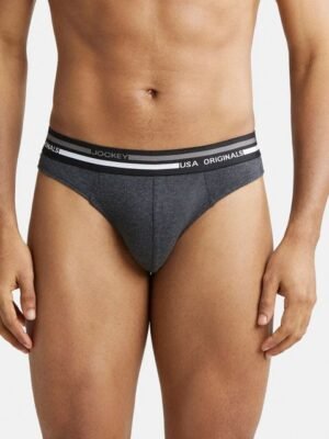 Jockey Combed Cotton Brief with Ultrasoft Waistband-US49