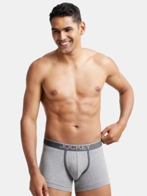 Jockey Combed Cotton Rib Trunk with Ultrasoft Waistband-8015