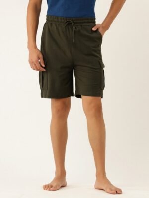 John Players 4-Pockets Pure Cotton Lounge Shorts