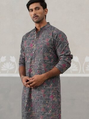 jompers-geometric-printed-mandarin-collar-kurta-with-pyjamas-1.jpg