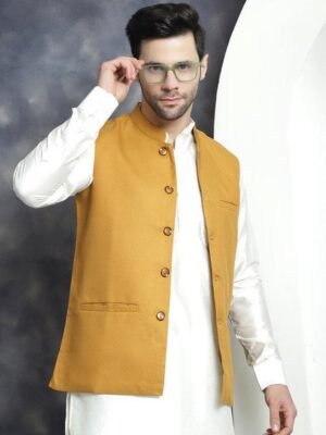 Jompers Mandarin Collar Nehru Jacket