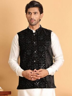 Jompers Men Embellished Nehru Jackets