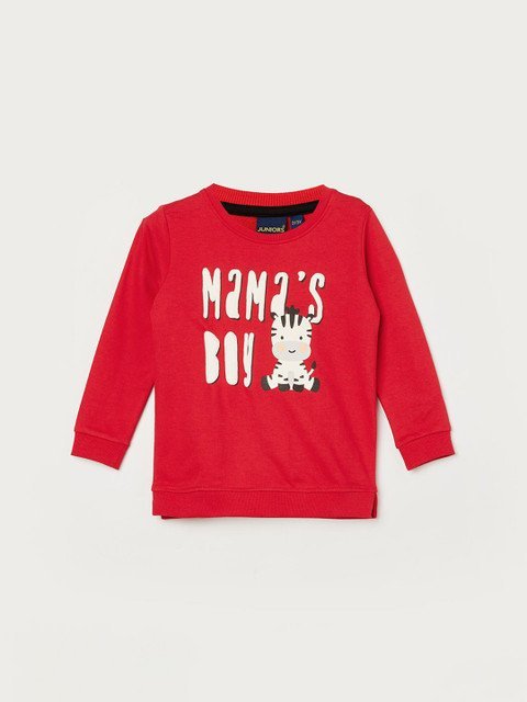 Juniors by Lifestyle Boys Graphic Printed Sweatshirt