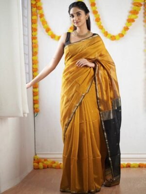 KALINI Silk Blend Kanjeevaram Saree