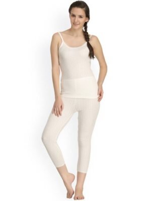 Kanvin Off-White Self-Design Thermal Set NEW2110OW2180