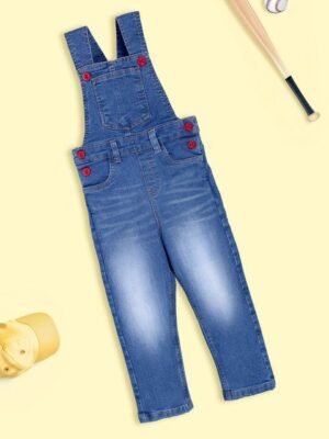 KiddoPanti Boys Denim Dungarees