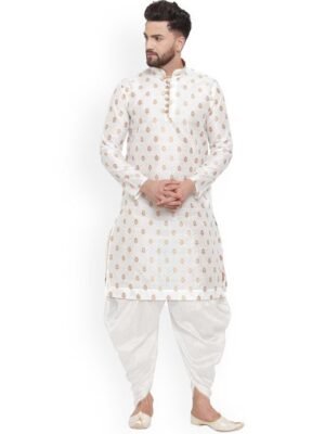 Larwa Ethnic Motifs Woven Design Kurta with Dhoti Pants