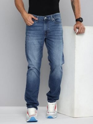 Levis Men 511 Slim Fit Low-Rise Light Fade Stretchable Jeans