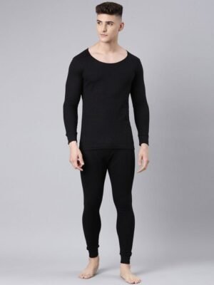 Levi's Round Neck Full Sleeve Thermal Top and Bottom Set for Men's