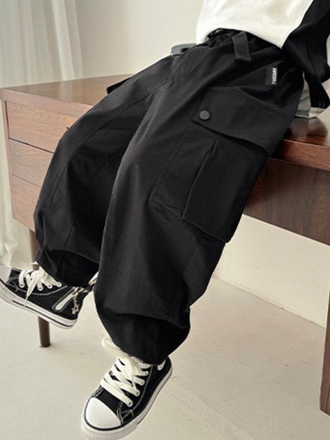 LULU & SKY Boys Tapered Fit Trousers