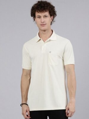 Lux Cozi Fillament Polo Collar Short Sleeves Lounge T-Shirt