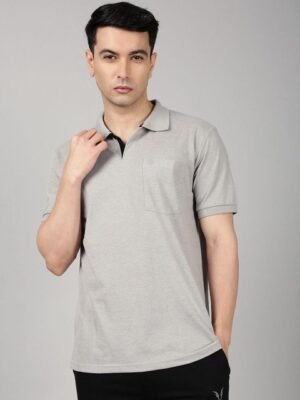 Lux Cozi Men Polo Collar Cotton T-shirts