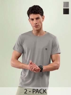 LUX NITRO Pack Of 2 Anti Odour Lounge T-shirts