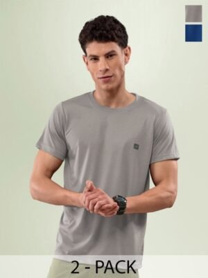 LUX NITRO Pack Of 2 Anti Odour Lounge T-shirts
