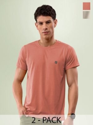 LUX NITRO Pack Of 2 Anti Odour Lounge T-shirts