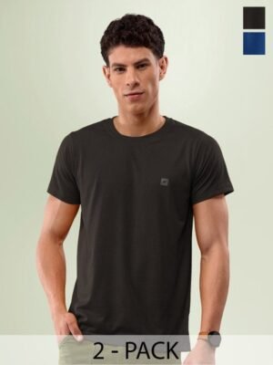 LUX NITRO Pack of 2 Round Neck Lounge T-shirt