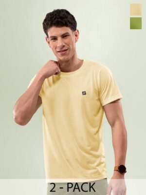 LUX NITRO Pack Of 2 Round Neck Lounge T-shirt