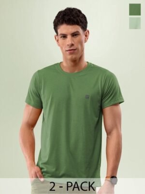 LUX NITRO Pack Of 2 Round Neck Lounge T-shirts