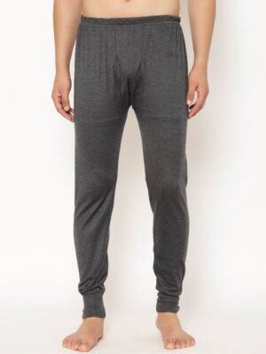 MACK JONNEY Men Grey Solid Thermal Joggers