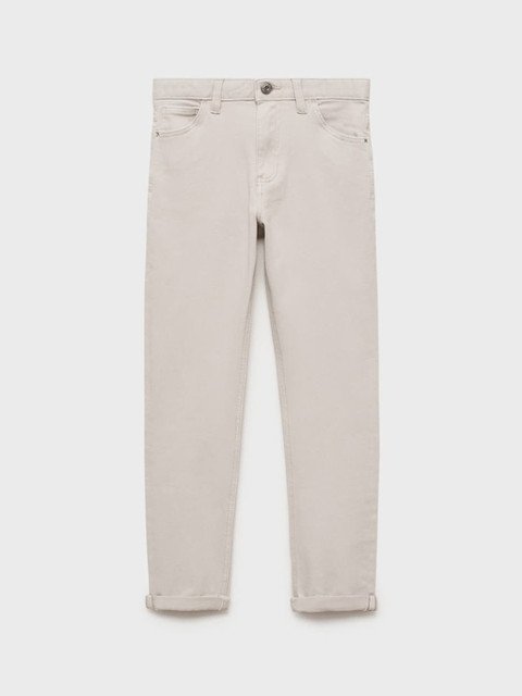 Mango Kids Boys Straight Fit Denim Trousers