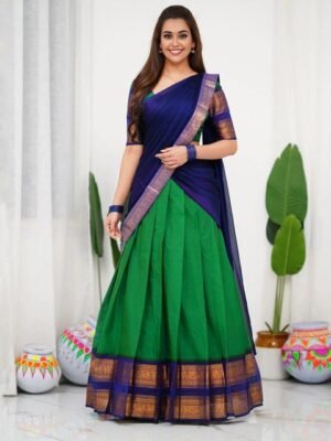 MANMOHITSAREE Woven Design Border Ready to Wear Lehenga & Choli With Dupatta