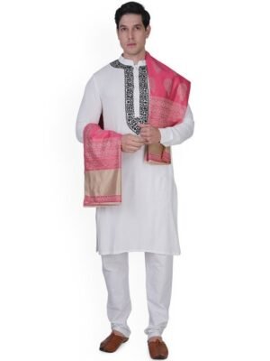 Manra Men Ethnic Motifs Woven Design Shawl